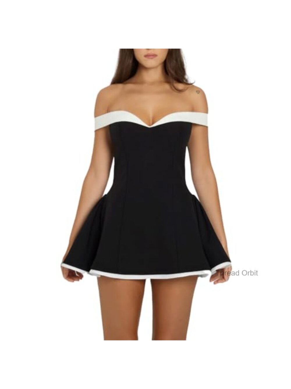 Off Shoulder Mini Dress Sleeveless Corset Bodycon Party Club Y2K